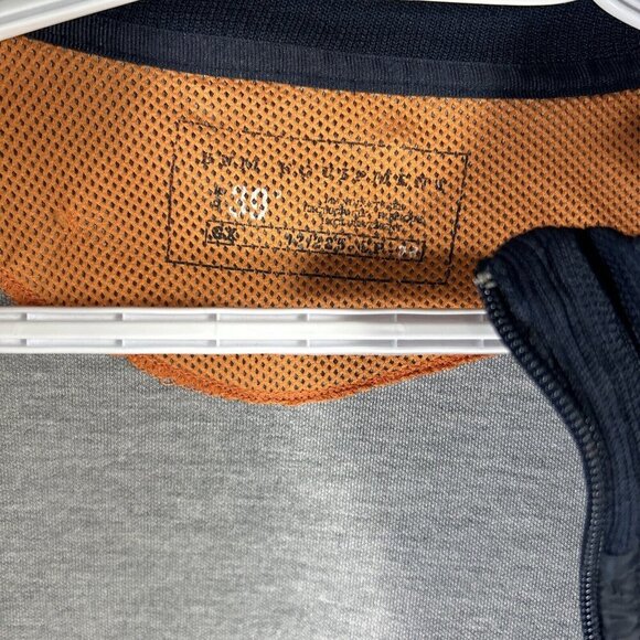 BUM Equipment Vintage Jacket Mens Extra Large Blue Varsity Bomber Track 90s - Picture 5 of 8